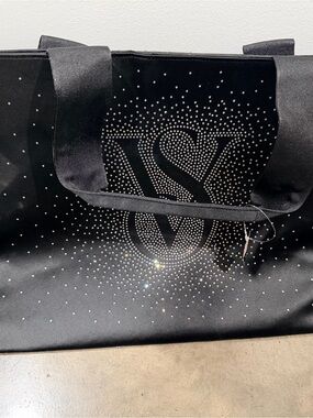 Victoria’s Secret Black Studded Tote Bag